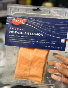 Salmon Double Portion 300g Skin Off