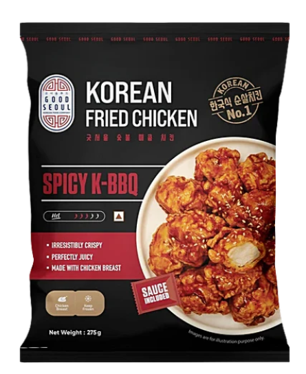 Korean Fried Chicken Spicy K-BBQ 275g