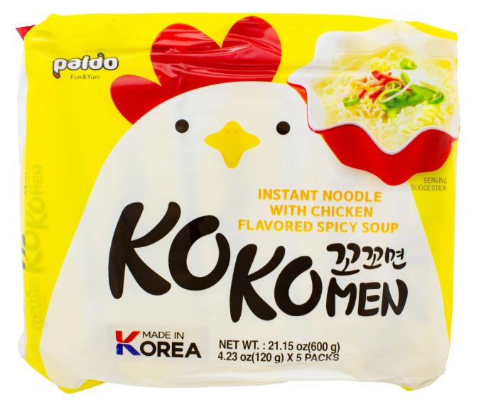 Paldo Kokomen Spicy Chicken 120g 코코멘 매콤한 치킨 120g