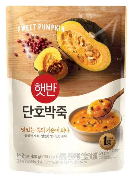 CJ SWEET PUMPKIN PORRIDGE 420G E)단호박죽 420G