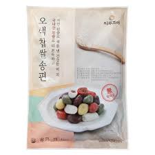 SIRUJOA 5 COLOR SONGPYEON 750gm((찹쌀이 들어간)굳지않는 5색 찹쌀 송편)