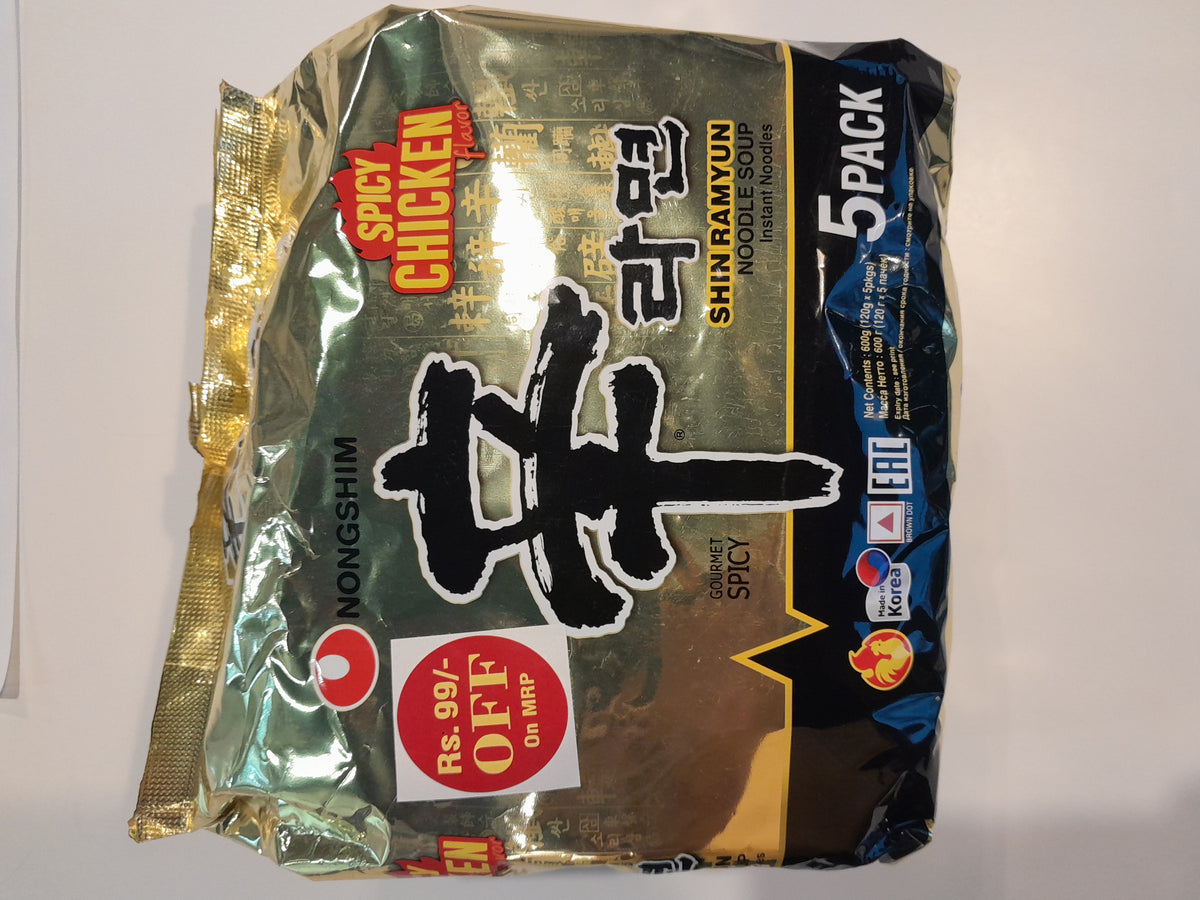 Shin Ramyun Noodle 600g (Pack of 5packets)