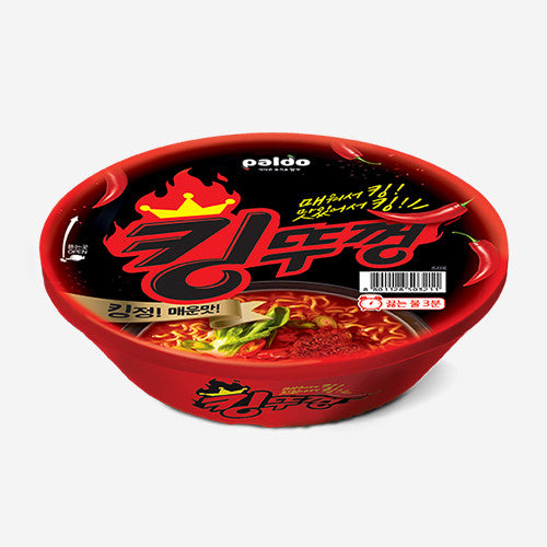 Paldo King Bowl Spicy 110g 킹뚜껑(매운맛) 110g