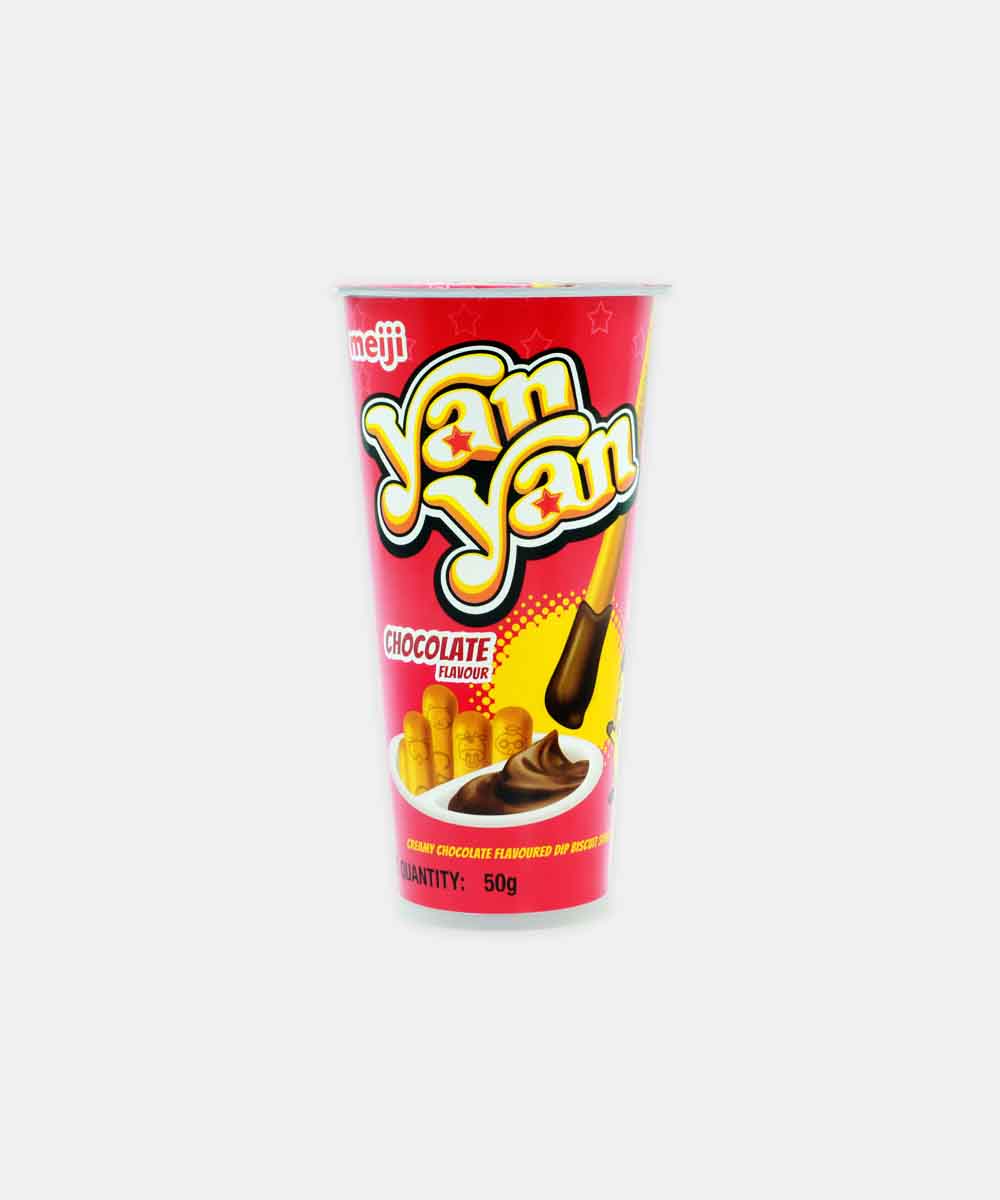 Meiji Yan Yan Chocolate Flavor Biscuit Snack 50g