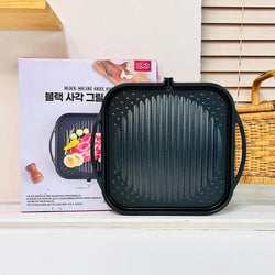 BLACK SQUARE GRILL GUI PAN_30CM 블랙사각그릴구이팬_30CM