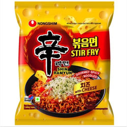 NONGSHIM STIR FRY WITH CHEESE NOODLE 136 GM