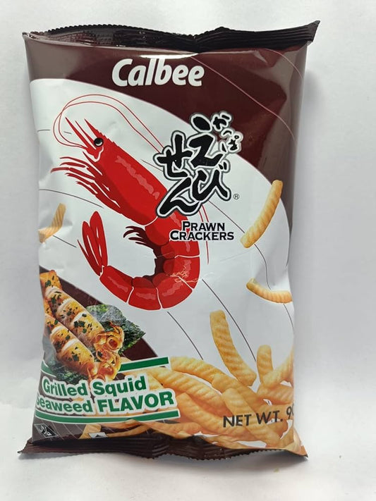 CALBEE PRAWN CRACKER CRACKER SQUID SEAWEED 60G (New MRP) 꽃게랑