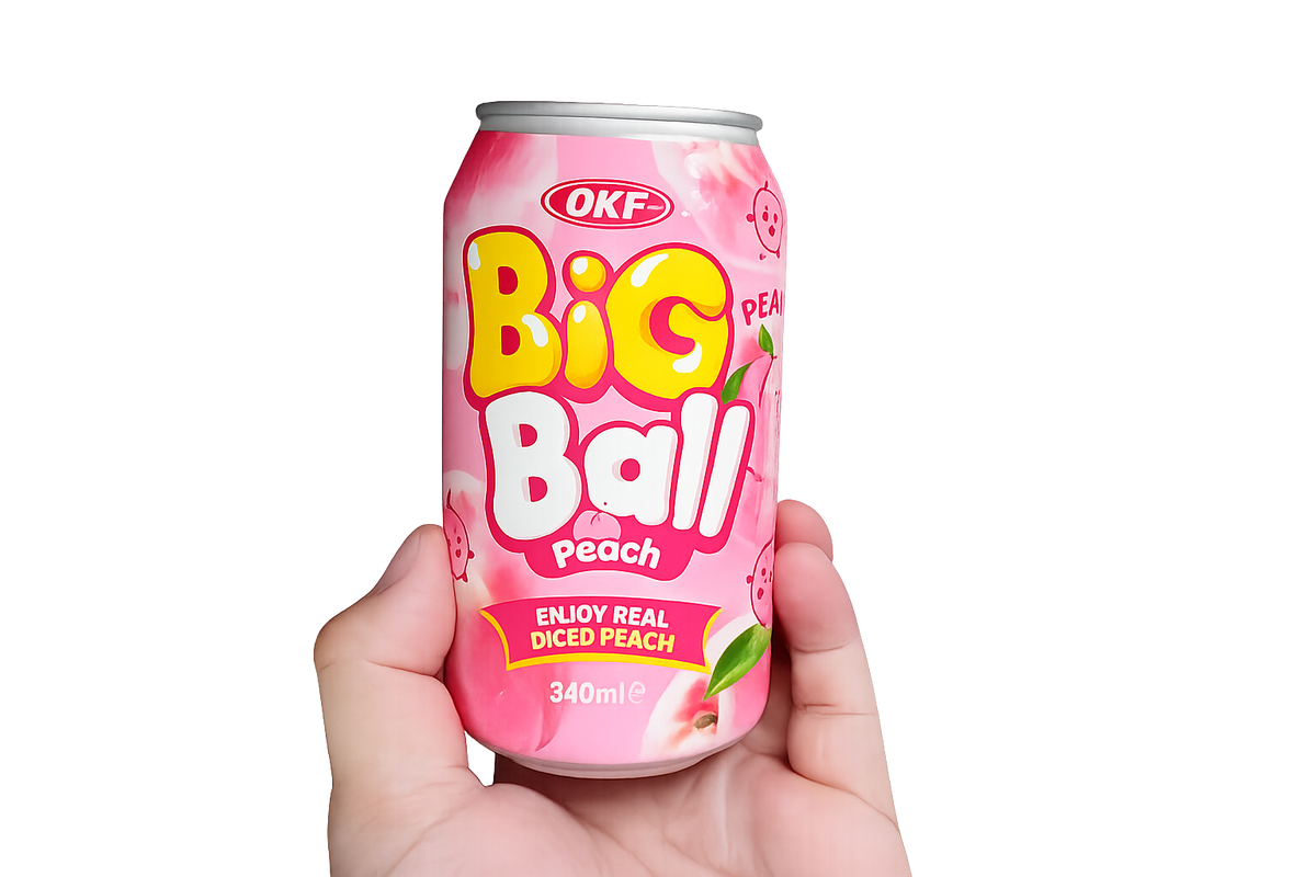 OKF Big Ball Peach 340ML