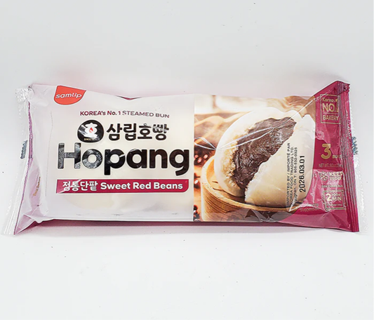 HOPANG RED BEAN STEAMED BUN 85g*3EA (단팥호빵)