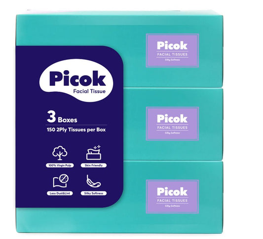 Picok Facial Tissues Set 피콕 페이셜 티슈 세트
