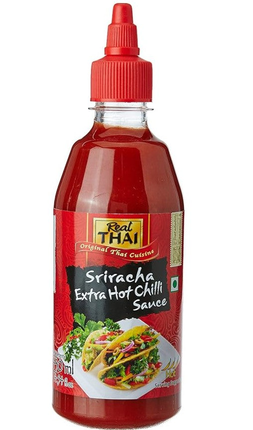 REAL THAI SRIRACH EXTRA HOT CHILLI SAUCE 270 GM