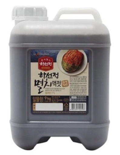 CJ Anchovy Sauce 9kg 하선정실속형멸치액젓 9KG