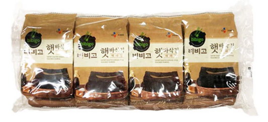 BIBIGO ROASTED SEASONED SEAWEED 5G 비비고/햇바삭김재래김5G*8
