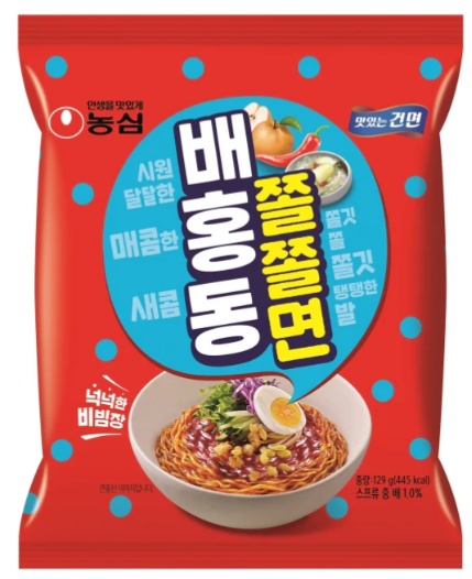 BAEHONGDONG JJOLMYUN 129g 배홍동 쫄쫄면