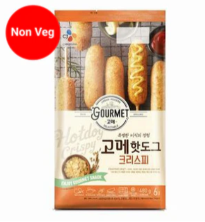 SM-GOURMET CRISPY CORNDOG 480 GM 고메 크리스피 핫도그