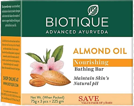 Biotique Almond oil 75g*3PCS (Buy 1 Get 1 Free)