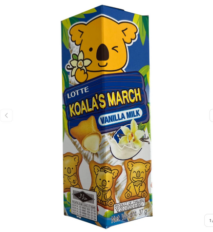 Lotte Koala's March Vanilla Milk 37g 롯데 코알라 마치 바닐라 밀크 37g