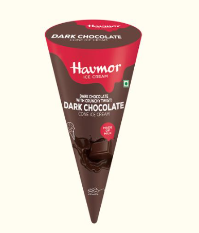 Havmor Dark Chocolate Cone 110ml
