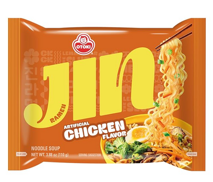 Ottogi Jin Chicken Flavor Ramen 110g 오뚜기진 치킨맛 라면 110g