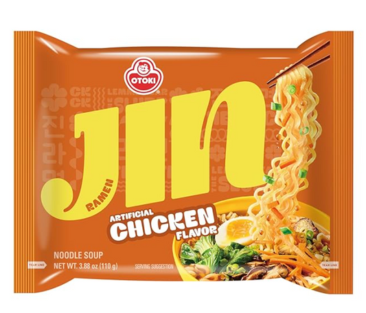 Ottogi Jin Chicken Flavor Ramen 110g 오뚜기진 치킨맛 라면 110g