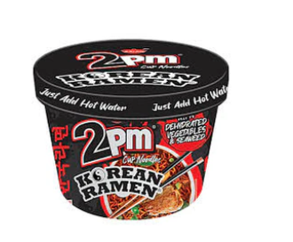 2 PM KOREAN RAMYUN WITH VEGITABLE & SEAWEED (50%Off On MRP Rs.125)