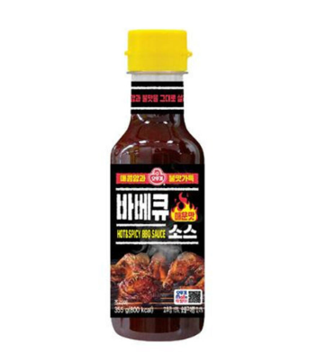 Ottogi Hot & Spicy BBQ Sauce 340g 오뚜기 핫 & 스파이시 바비큐 소스 340g