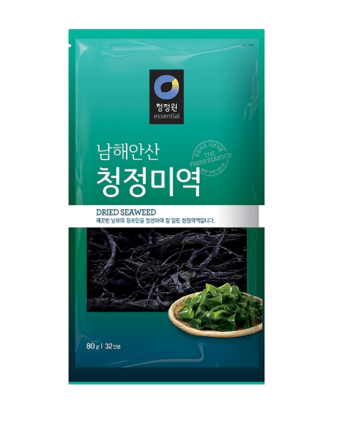 CHEONGJEONGWON DRIED SEAWEED 80G 청정원 청정미역 80g