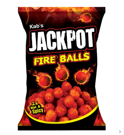 JackPot Fire Balls 2X Hot& Spicy 60g