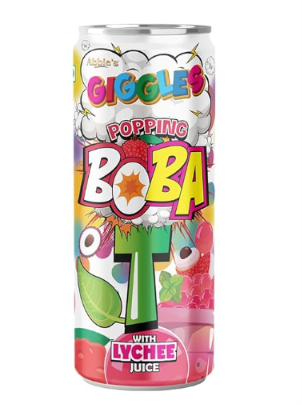 Giggle's Popping Boba Lychee Juice 320ml