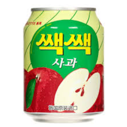 Lotte Sac Sac Apple Fruit Juice Drink 238ML