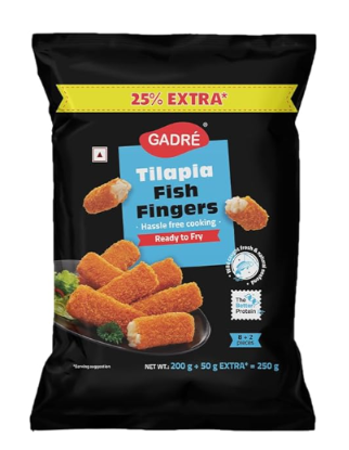 Gadre Tilapia Fish Fingers ( Ready to Fry) 250g