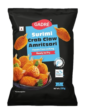 Gadre Surimi Amritsari Crab Claw ( Ready to Fry) 250g (8Pieces)
