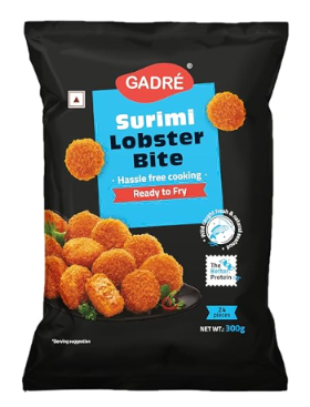 Gadre Surimi Lobster Bite ( Ready to Fry) 300g (24Pieces)