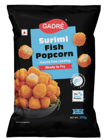 Gadre Surimi Fish Popcorn ( Ready to Fry) 250g (50-60Pieces)
