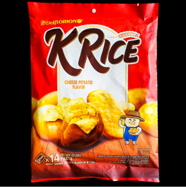 K RICE CRACKER 20G Cheese Potato Flavor