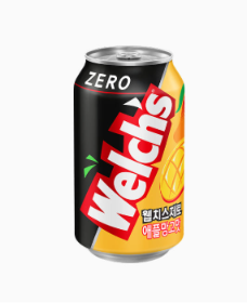 WELCHS ZERO APPLE MANGO 355ML 웰치스 제로애플망고 355ml