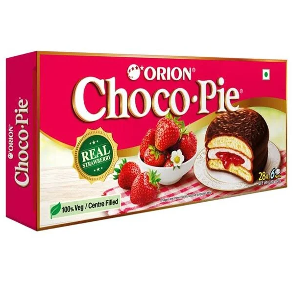 Orion Choco Pie Strawberry  28g*6Pack