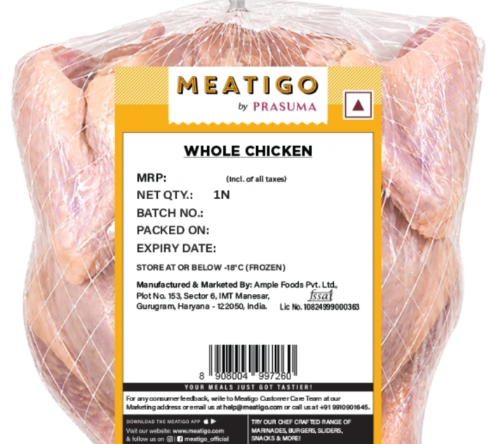 Meatigo Whole Chicken 1EA