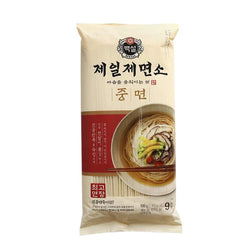 SM-WHEAT NOODLE JUNGMYUN 900 GM 백설/제일제면소중면900G