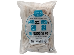 YAMYAM TTEOPPOKI TTOEK 1KG 얌얌밀떡볶이떡 1KG
