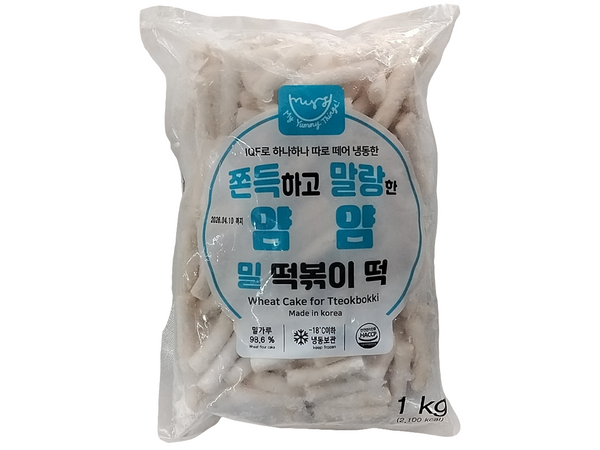 YAMYAM TTEOPPOKI TTOEK 1KG 얌얌밀떡볶이떡 1KG