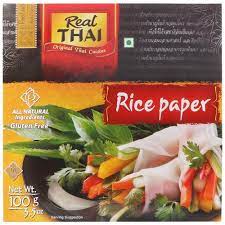 REAL THAI RICE Paper 22 Cm (100GM)