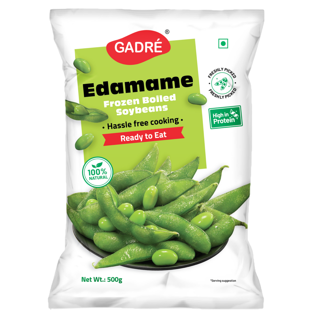 EDAMAME FROZEN BOILED SOYBEANS 500G