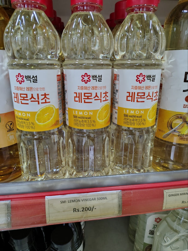 LEMON VINEGAR 500ML(E)백설레몬식초500ml)