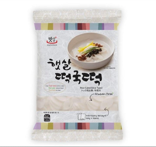 MATMUN RICE CAKE SLICE TYPE 600G 핫살 떡볶이떡