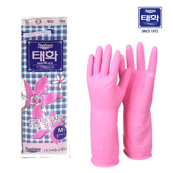 SM- RUBBER GLOVE MEDIUM 고무장갑 M