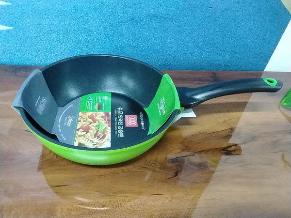Premium Induction Wok Pan 24CM (NY-2393) 웍팬 24CM