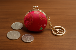 Coin Bucket Key Chain 동전 버킷 키 체인