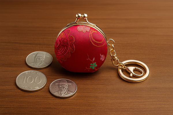 Coin Bucket Key Chain 동전 버킷 키 체인