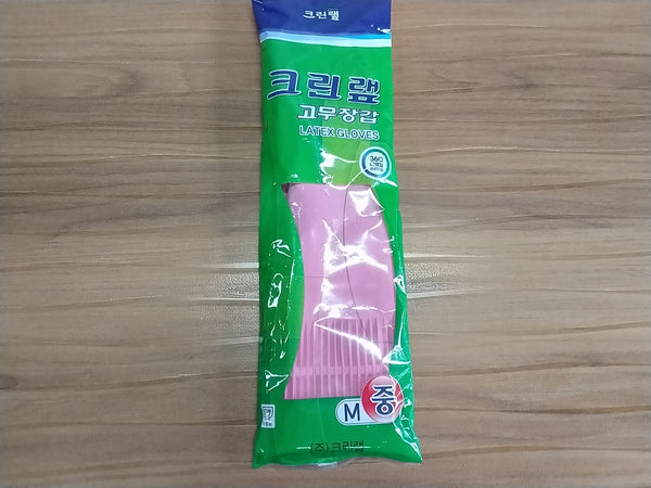 Latex Gloves (M) Medium 고무장갑 M(태화올에이)